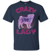 Crazy Pug Lady T Shirts