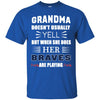 Cool Grandma Doesn't Usually Yell She Does Her Atlanta Braves T Shirts