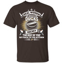 Funny Gift Real Women Watch Anaheim Ducks T Shirt