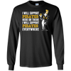 I Will Support Everywhere Pittsburgh Pirates T Shirts