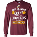 This Grandma Is Crazy About Her Grandkids And Her Washington Redskins T Shirt
