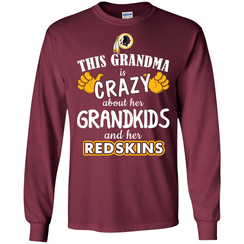 This Grandma Is Crazy About Her Grandkids And Her Washington Redskins T Shirt