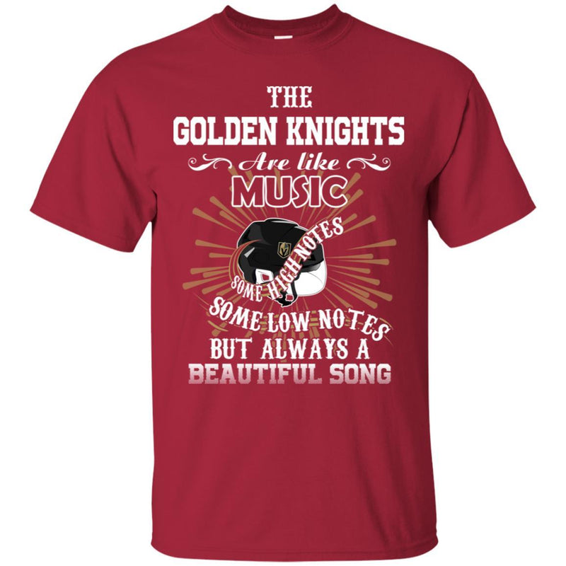 The Vegas Golden Knights Are Like Music T Shirt