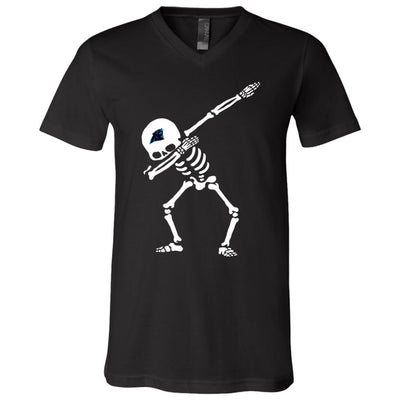 Dabbing Skull Carolina Panthers T Shirts