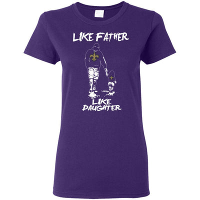 Like Father Like Daughter New Orleans Saints T Shirts