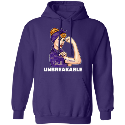 Beautiful Girl Unbreakable Go LSU Tigers T Shirt