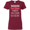 Warning Mom Will Cheer Loudly Detroit Red Wings T Shirts