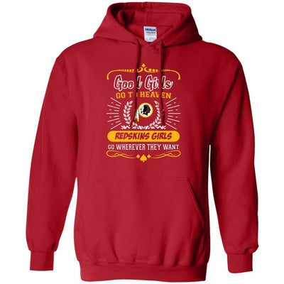 Good Girls Go To Heaven Washington Redskins Girls T Shirts