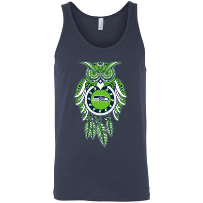 Dreamcatcher Owl Seattle Seahawks T Shirt