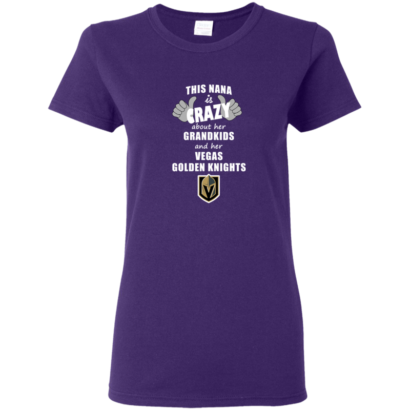 This Nana Is Crazy About Her Grandkids And Her Vegas Golden Knights T Shirts