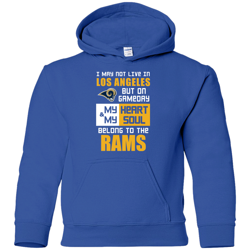 My Heart And My Soul Belong To The Los Angeles Rams T Shirts