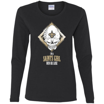 New Orleans Saints Girl Win Or Lose T Shirts