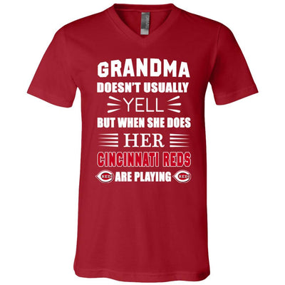 Grandma Doesn't Usually Yell Cincinnati Reds T Shirts