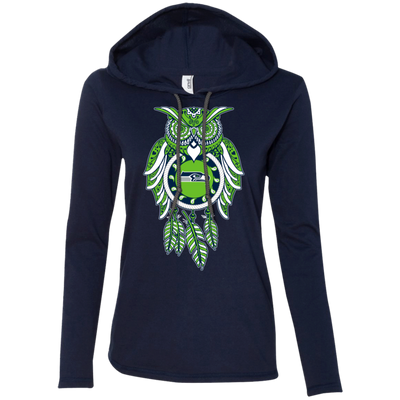 Dreamcatcher Owl Seattle Seahawks T Shirt