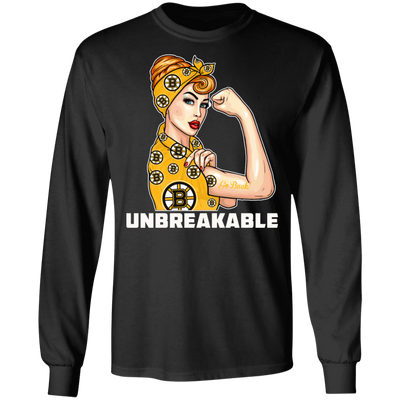 Beautiful Girl Unbreakable Go Boston Bruins T Shirt