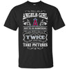 She Will Do It Twice And Take Pictures Los Angeles Angels T Shirt