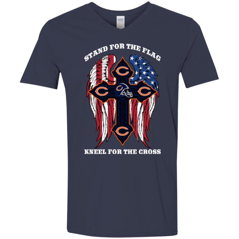 Stand For The Flag Kneel For The Cross Chicago Bears T Shirts
