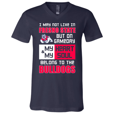 My Heart And My Soul Belong To The Fresno State Bulldogs T Shirts