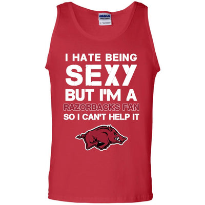 I Hate Being Sexy But I'm Fan So I Can't Help It Arkansas Razorbacks T Shirt