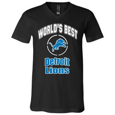 Amazing World's Best Dad Detroit Lions T Shirts