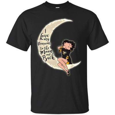 BB I Love My Pittsburgh Penguins To The Moon And Back T Shirt - Best Funny Store