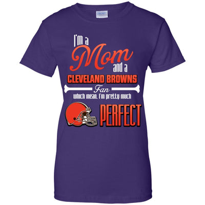 Cool Pretty Perfect Mom Fan Cleveland Browns T Shirt