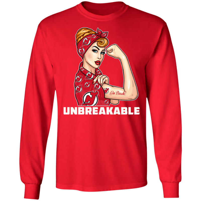 Beautiful Girl Unbreakable Go New Jersey Devils T Shirt