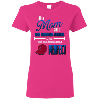 Cool Pretty Perfect Mom Fan Los Angeles Angels T Shirt