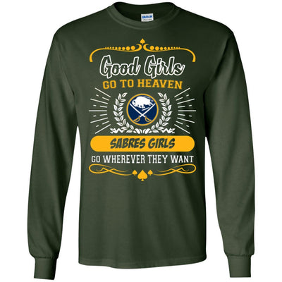 Good Girls Go To Heaven Buffalo Sabres Girls T Shirts