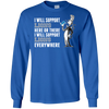 I Will Support Everywhere Detroit Lions T Shirts