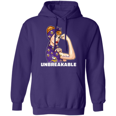 Beautiful Girl Unbreakable Go Minnesota Vikings T Shirt