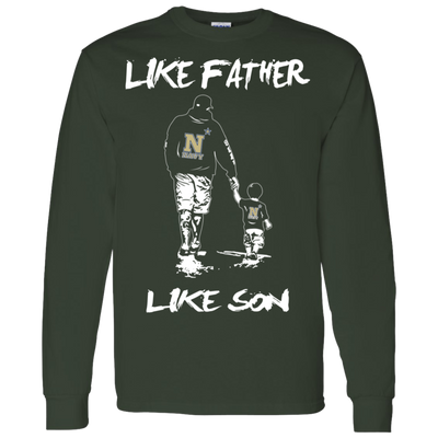 Happy Like Father Like Son Navy Midshipmen T Shirts