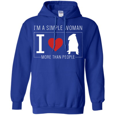 I'm A Simple Woman - Pug T Shirts