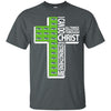 Gorgeous I Can Do All Things Through Christ Seattle Seahawks T Shirts