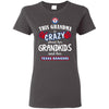 Funny This Grandma Is Crazy About Her Grandkids And Her Texas Rangers T Shirts