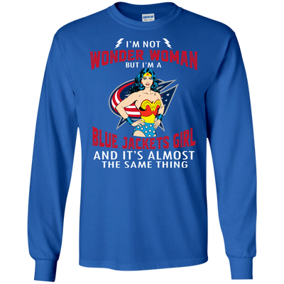 I'm Not Wonder Woman Columbus Blue Jackets T Shirts