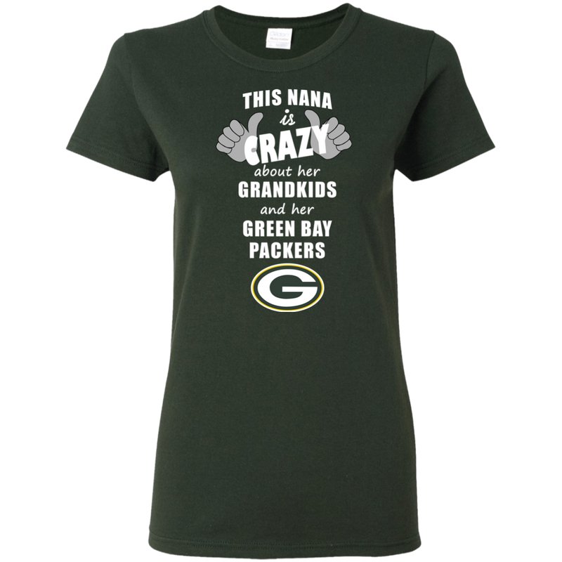 This Nana Is Crazy About Her Grandkids And Her Green Bay PackersT Shirts