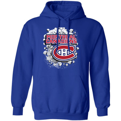Colorful Earthquake Art Montreal Canadiens T Shirt