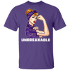 Beautiful Girl Unbreakable Go LSU Tigers T Shirt