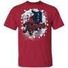 Colorful Earthquake Art Detroit Tigers T Shirt