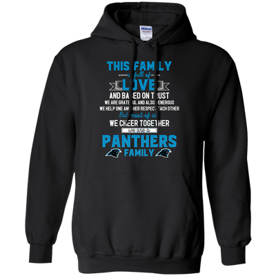 We Are A Carolina Panthers Family T Shirt