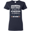 Grandma Doesn't Usually Yell Chicago Bears T Shirts