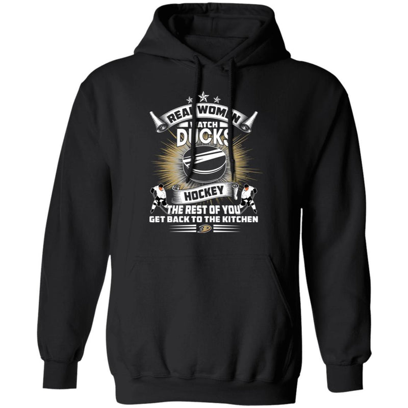 Funny Gift Real Women Watch Anaheim Ducks T Shirt
