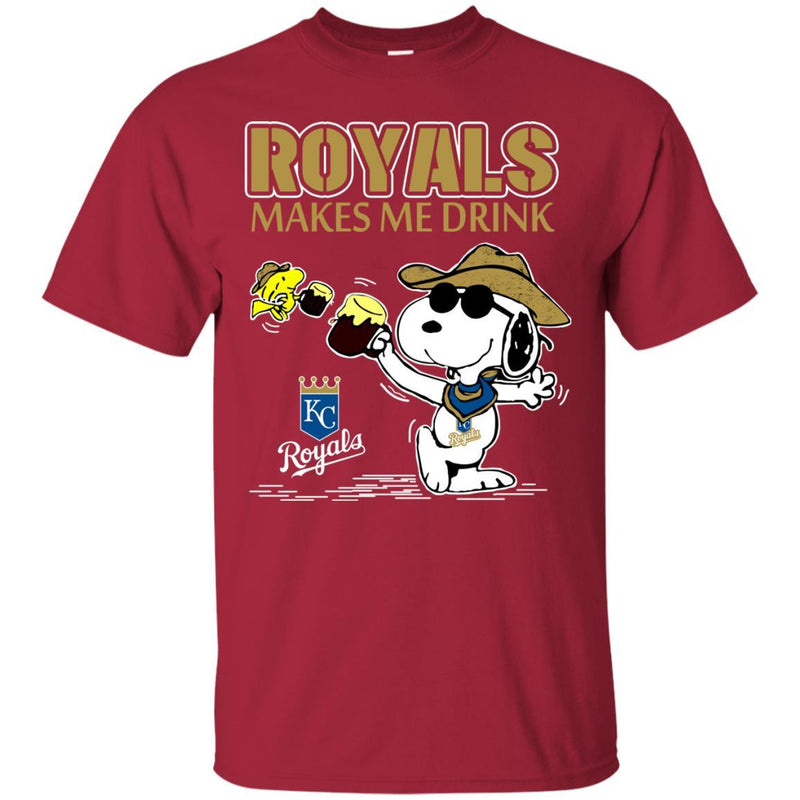 Kansas City Royals Makes Me Drinks T Shirt