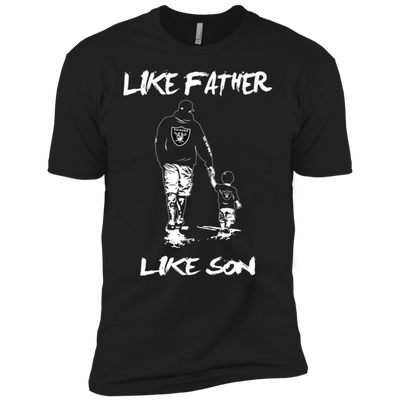 Happy Like Father Like Son Oakland Raiders T Shirts