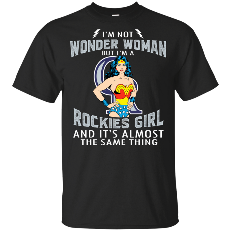 I'm Not Wonder Woman Colorado Rockies T Shirts