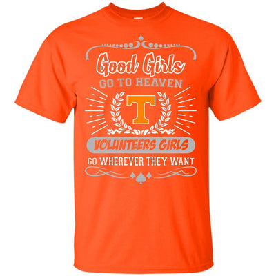 Good Girls Go To Heaven Tennessee Volunteers Girls T Shirts