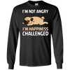 I'm Not Angry I'm Happiness Challenged Pug T Shirts