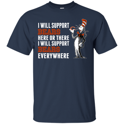 I Will Support Everywhere Chicago Bears T Shirts