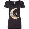 BB I Love My Boston Bruins To The Moon And Back T Shirt